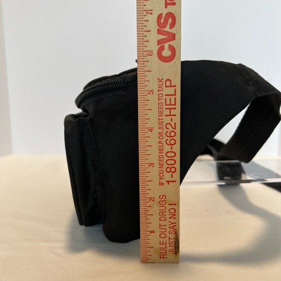 Starter Black Nylon Fanny Pack Adjustable Waist, one size, sport waistpack - Picture 4 of 8